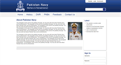 Desktop Screenshot of paknavywr.com